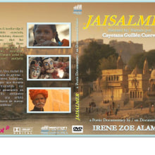 Carátula DVD 'Jaisalmer'. Design gráfico projeto de Elena Ojeda Esteve - 03.06.2012