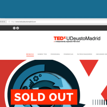 TEDxUDeustoMadrid. Un proyecto de Diseño gráfico, Diseño Web y Desarrollo Web de Tintácora Estudio Creativo - 21.03.2016