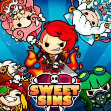 Sweet Sins App - Character Design. Un proyecto de Animación, Diseño de personajes y Diseño de juegos de Squid&Pig - 22.03.2016