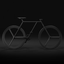 BAIK - diseño minimalista de bicicleta. Un proyecto de Diseño, 3D, Animación, Br, ing e Identidad, Diseño gráfico, Diseño industrial, Diseño de producto y Tipografía de Ion Lucin - 20.03.2016