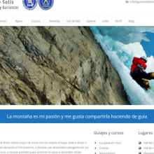 Guies Vall de Boí. Web Design projeto de Olga Cuevas i Melis - 26.01.2016