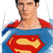 el autentico superman. Comic project by Ismael Alabado - 03.27.2016