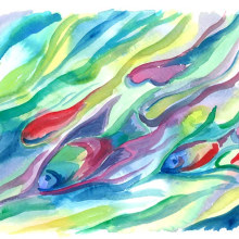 Color de Agua - Watercolor - Acuarelas . Un proyecto de Ilustración y Bellas Artes de Alicia Gomis - 27.03.2016