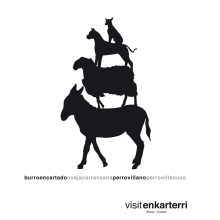 Design of  t-shirts and fabric bags for Enkartur (Tourist promotion of  Las Encartaciones, Bizkaia). Design de acessórios, e Design gráfico projeto de polp - 30.04.2012