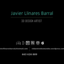 Demo Reel 2015/16. Design, and 3D project by Javi LLinares Barral - 03.28.2016