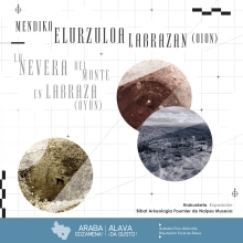 Exhibition display and poster design for the exhibition "La nevera del monte en Labraza". Design, e Design gráfico projeto de polp - 31.05.2014