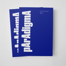 Paradigma. Revista Universitaria de Cultura . Un proyecto de Diseño editorial, Diseño gráfico y Tipografía de Brigada Estudio - 29.03.2016