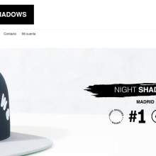 Night Shadows  - Web Desing. Web Design projeto de Guillermo Centurión - 30.04.2015