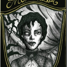 Cuento "Morella" de Edgar Allan Poe. Ilustração tradicional, Design de personagens, e Design editorial projeto de Bea Gui Llo - 30.03.2016