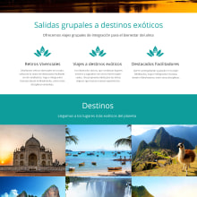 Web Mahindra Viajes - Proyecto en desarrollo. Graphic Design, Web Design, and Web Development project by Elena De Leo - 03.31.2016