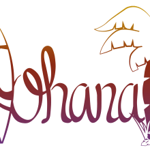 Lettering - Ohana. Design, Graphic Design, T, and pograph project by Marta Flores Huelves - 04.01.2016