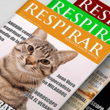 Revista Respirar. Un proyecto de Diseño, Diseño editorial y Diseño gráfico de Jordi Planas - 28.10.2014