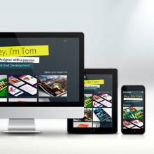 Tom Design Portfolio Ein Projekt aus dem Bereich UX / UI, Webdesign und Webentwicklung von Tommaso Tavormina - 03.04.2016