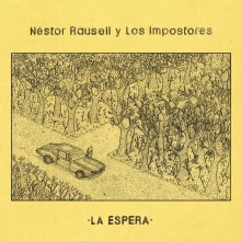 Artwork Ep Néstor Rausell y Los Impostores. Traditional illustration project by CARLOS SANTONJA SÁNCHEZ - 04.04.2016