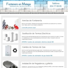 Fontanero En Malaga. Web Design project by Antonio Gonzalez - 04.06.2016