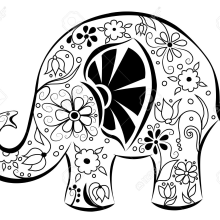 Thailand elephant. Design gráfico, e Design interativo projeto de Miriam Santos Gracia - 06.04.2016