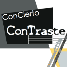 Cartel para concierto "Contraste" Ein Projekt aus dem Bereich Design, Grafikdesign und Marketing von Ana Isabel Núñez Muñoz - 09.10.2013
