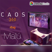 RTVE Malú 360ºvr (Especial Nochebuena). Un proyecto de Multimedia, Post-producción fotográfica		 y Televisión de Alejandro Lendínez Rivas - 23.12.2015