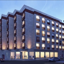 Hotel Mercure . 3D, e Arquitetura projeto de Sergio González - 02.07.2015