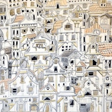 Battleship town. Un projet de Illustration traditionnelle de Joan Suárez Herrero - 05.01.2015