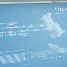 Ortega Servicios Funerarios website. Br, ing & Identit project by Jose Ribelles - 04.13.2016