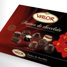Valor Sueños de chocolate. Packaging project by Jose Ribelles - 04.13.2016