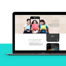 Product Landing Page. Web Design projeto de Estefania Carreres - 14.04.2016