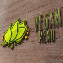 Branding Vegan menu. Br e ing e Identidade projeto de Virginia Damara - 15.04.2016