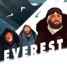 Everest poster. Design, Traditional illustration, and Graphic Design project by Capitoni - 04.16.2016