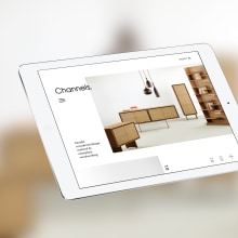 Channels Furniture design. Interactive Design, and Web Design project by Manuela Schmidt Silva - 03.31.2016