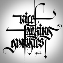  NFGraphics | Caligrafía para T-shirts. Calligraph project by GM Meave - 04.18.2016