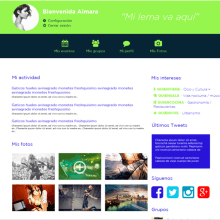 Web design for a local website (Who is who). Projekt z dziedziny Projektowanie graficzne i Web design użytkownika Virginia Pavón de Paz - 18.12.2015