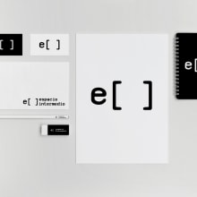 Diseño identidad corporativa "Espacio intermedio". Un proyecto de Diseño, Bellas Artes y Diseño gráfico de Yas Olivas - 01.04.2014