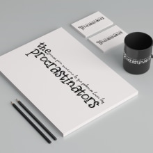 Diseño de Identidad corporativa "The Procrastinators". Un proyecto de Diseño y Diseño gráfico de Yas Olivas - 20.08.2013