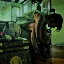 "Amanecer en la habitación". Pintura en acrílico sobre lienzo.. Artes plásticas, e Pintura projeto de Marcos Vinicius Fernandes Ferreira - 21.04.2016