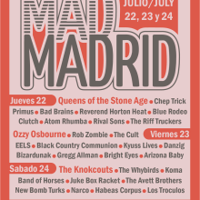 Cartel "Festival Mad Madrid".. Design gráfico projeto de Marcos Vinicius Fernandes Ferreira - 21.04.2016