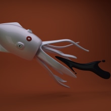 Sid the Squid. 3D project by María Fuentenebro - 01.24.2016