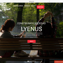 Lyenus. Un proyecto de Diseño Web y Desarrollo Web de Wellaggio - 27.04.2016
