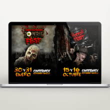 Intro Horror Fest. Desenvolvimento Web projeto de As Diseño Diseño Web Monterrey - 01.05.2016