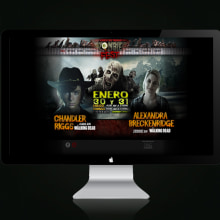 Sitio Web Zombie Fest 2016. Desenvolvimento Web projeto de As Diseño Diseño Web Monterrey - 02.05.2016