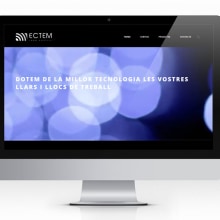 ECTEM. Web en fase beta. Design gráfico, e Desenvolvimento Web projeto de Arnau Freixas Martín - 03.02.2016