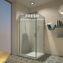 Fresh, mampara de baño a medida. Un proyecto de Diseño y Diseño de producto de Cristina Cánovas - 03.04.2015