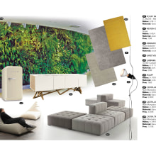 Distribución y elección de mobiliario para un piso en La Pedrera de Barcelona . Un proyecto de Diseño, Diseño gráfico, Arquitectura interior y Diseño de interiores de Oriol Pla Cantons - 09.11.2015