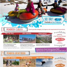 Volante promocional Kahuak Turismo. Graphic Design & Information Design project by Nadia Ramos - 05.04.2016