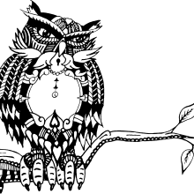 Mentor Owl. Ilustração tradicional, Design de personagens, e Artes plásticas projeto de Maite Atutxa - 04.03.2016