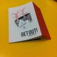 Ilustración de la edición de Get Out! de Assis Benevenuto. Traditional illustration project by Fofinski Dorado - 02.02.2013