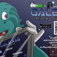 Galexia, mejora tu fluidez lectora. Un proyecto de Ilustración tradicional, Animación, Diseño de personajes y Diseño interactivo de Álvaro Maillo Pérez - 05.05.2016