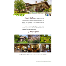 Página Web - Casa rural Maiabiena. Un proyecto de Diseño Web de Ixone Palmou - 14.03.2015
