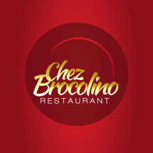 LOGO Chez Brocolino Restaurant. Br e ing e Identidade projeto de Arianny García Oviedo - 08.05.2016
