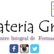 Tarjeta de visita escuela Materia Griz. Un proyecto de Br e ing e Identidad de Luciana Garcilazo - 04.05.2013